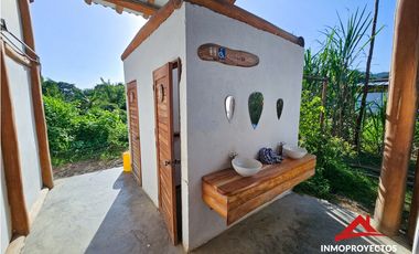 Lote con local a 5 min de la playa en Palomino, La Guajira