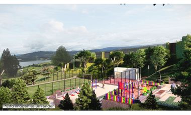 LOTE CON VISTA LAGO SOCHAGOTA CONJUNTO CAMP.  PAIPA BOYACA