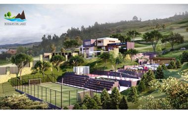 LOTE CON VISTA LAGO SOCHAGOTA CONJUNTO CAMP.  PAIPA BOYACA