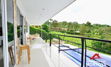 Linda casa campestre en condominio a 15 min de Viterbo