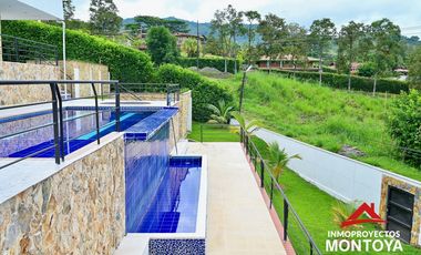 Linda casa campestre en condominio a 15 min de Viterbo