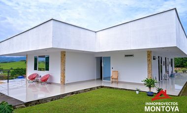 Linda casa campestre en condominio a 15 min de Viterbo