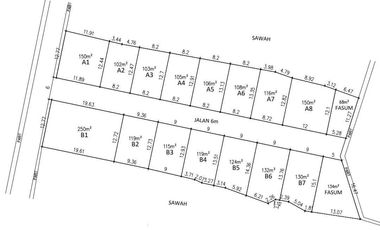 30 Meter Kampus UII, Cocok Bangun Kost Ekslusif, View Merapi dan Sawah