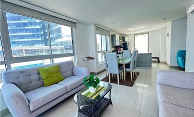 Apartamento Bocagrande vista al mar y centro amurallado