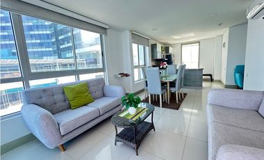 Apartamento Bocagrande vista al mar y centro amurallado