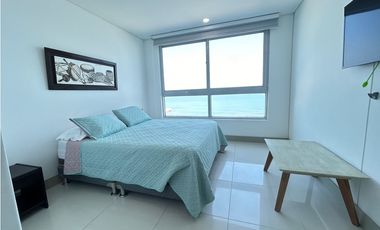 Apartamento Bocagrande vista al mar y centro amurallado