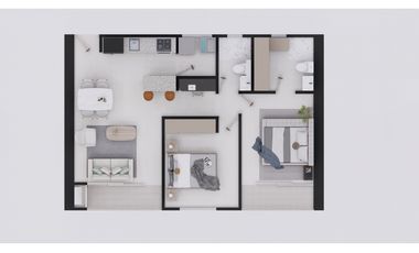 Apartamentos en venta - Edificio Cosmos 71m2
