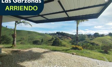 Finca en arriendo- El Carmen de Viboral- Vereda La Garzonas
