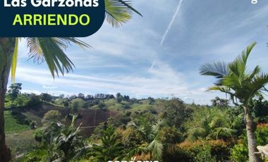 Finca en arriendo- El Carmen de Viboral- Vereda La Garzonas