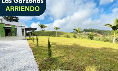 Finca en arriendo- El Carmen de Viboral- Vereda La Garzonas