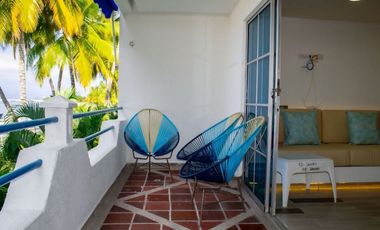 CABAÑA FRENTE AL MAR EN ARRIENDO SANTA MARTA