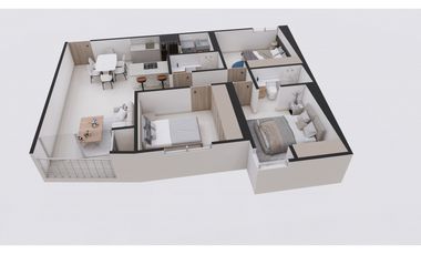 Apartamentos en venta - Edificio Cosmos 82m2