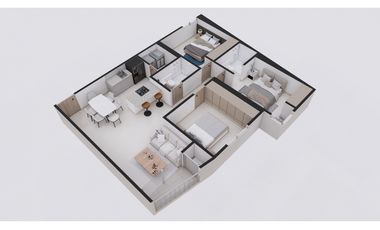 Apartamentos en venta - Edificio Cosmos 82m2