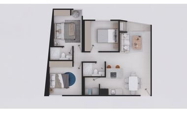 Apartamentos en venta - Edificio Cosmos 82m2