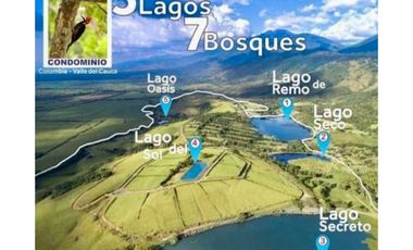 Lote en venta en condominio campestre Lagos de Maracaibo Palmira Valle