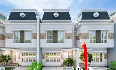 Rumah di jual berkonsep american classic di jakarta timur