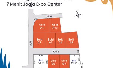 Rumah Blok O, Tipe Klasik 50/113,2 Kamar Tidur, 1 Kamar Mandi, SHM PBG