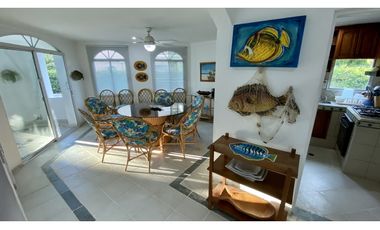 ALQUILER CASA FRENTE AL MAR 4 HABITACIONES BELLO HORIZONTE SANTA MARTA