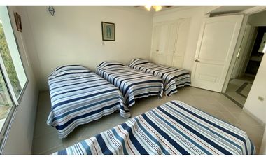 ALQUILER CASA FRENTE AL MAR 4 HABITACIONES BELLO HORIZONTE SANTA MARTA