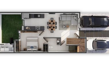 CASA EN VENTA EN PLAYA DEL CARMEN 3 HABITACIONES CON GYM, AREA DE YOGA, CANCHA PADEL