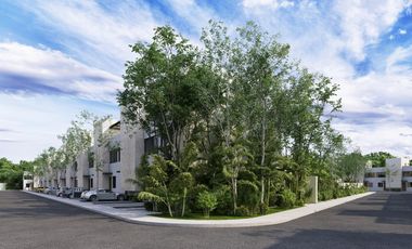 CASA EN VENTA EN PLAYA DEL CARMEN 3 HABITACIONES CON GYM, AREA DE YOGA, CANCHA PADEL