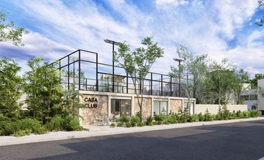 CASA EN VENTA EN PLAYA DEL CARMEN 3 HABITACIONES CON GYM, AREA DE YOGA, CANCHA PADEL