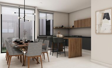 CASA EN VENTA EN PLAYA DEL CARMEN 3 HABITACIONES CON GYM, AREA DE YOGA, CANCHA PADEL