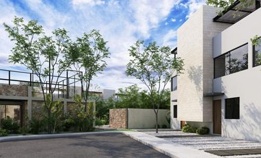 CASA EN VENTA EN PLAYA DEL CARMEN 3 HABITACIONES CON GYM, AREA DE YOGA, CANCHA PADEL