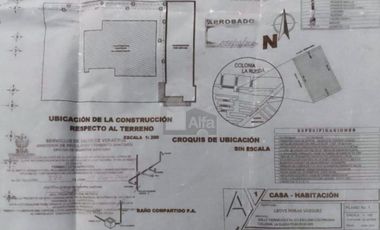 Casa en Venta Col. La Rueda Poza Rica, Ver.