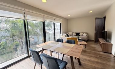 Departamento en renta amueblado condominio Kaoba, Juriquilla Queretaro GPS