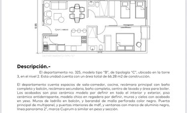 DEPARTAMENTO EN VENTA TORRE VIVIA, SANTA CATARINA