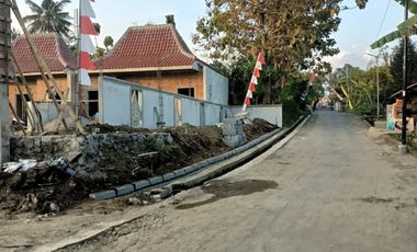 dijual rumah di sleman dalam perum di turi etnik klasik bata expose