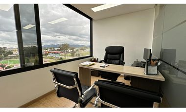 Oficina amoblada en arriendo, Centro Empresarial Nou - Cajicá