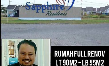 Rumah Murah Sidoarjo dkt Juanda Surabaya Saphire Residence 300Jt-an