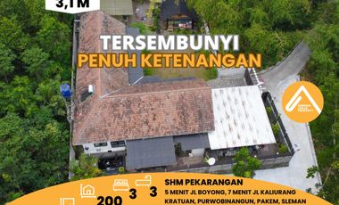 Jual Villa Pakem Tersembungi Tenang Asri Dingin