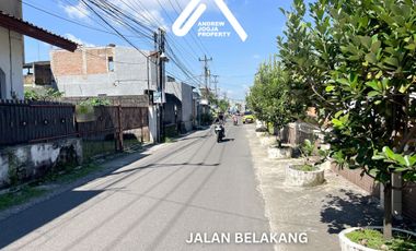 Jual Tanah Pinggir Jalan Magelang Pusat Komersil Dua Muka Depan JCM