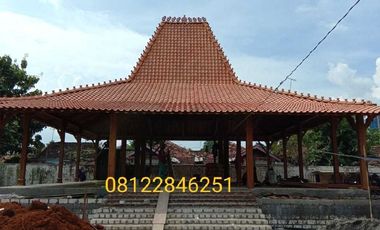 Jual Bangunan Pendopo Joglo kayu Jati, Rumah Joglo dan Limasan Jati