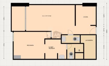 Departamento 1 recamara, Vía Montejo, Mérida, Yucatán, ideal inversion para rentas cortas