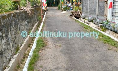 Tanah 1300 m² lebar muka 20 m di saratan, mertoyudan, magelang