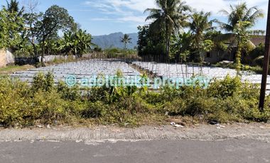 Tanah murah 1090 m² lebar muka 15 m di rambeanak, mungkid, magelang
