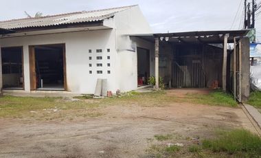 Tanah Kavling Pinggir Jalan Utama Bonus Bangunan Untuk Usaha di Ujung