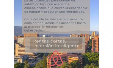 Venta aparta suite Medellín poblado rentas cortas AIRBNB BOOKING