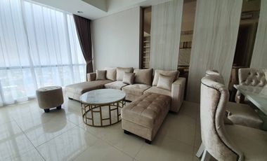 LANGKA Apartemen Kemang Village 3 plus Maid Room Full Furnished baru