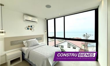 Departamento amoblado vista al mar Edif. Puerto Banús, Barbasquillo