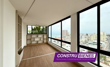 Departamento amoblado vista al mar Edif. Puerto Banús, Barbasquillo