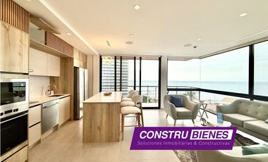 Departamento amoblado vista al mar Edif. Puerto Banús, Barbasquillo