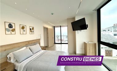 Departamento amoblado vista al mar Edif. Puerto Banús, Barbasquillo