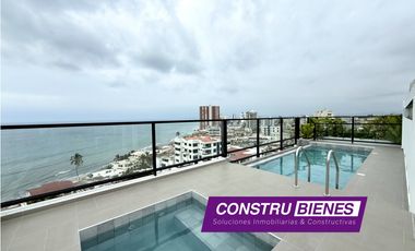 Departamento amoblado vista al mar Edif. Puerto Banús, Barbasquillo