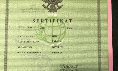 Dijual lahan pertanian produktif yg berlokasi didesa batunya baturiti