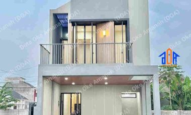 Rumah Furnished 4 Kamar Tidur Dekat Gerbang Tol Limo Depok